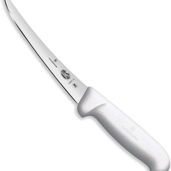 Curved Boning Knife, Semi-Stiff Blade, 6-Inch