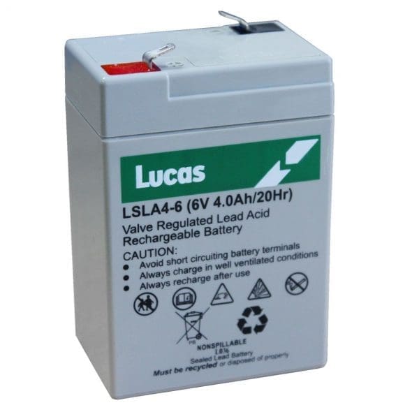 Rechargeable Battery (6V 4.0AH)