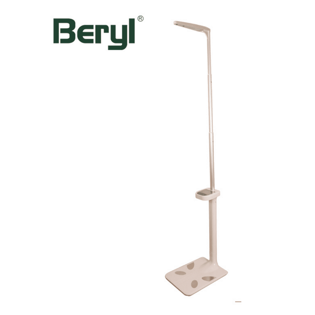 BERYL Multi-Function Fat Height Weight Measuring Machine Ultrasonic Medical Body Weighing Scale