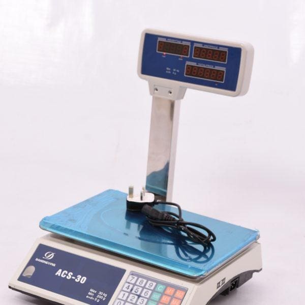 Weighing Electronic Digital 30kg 15kg Scale for Meat Fruit Store