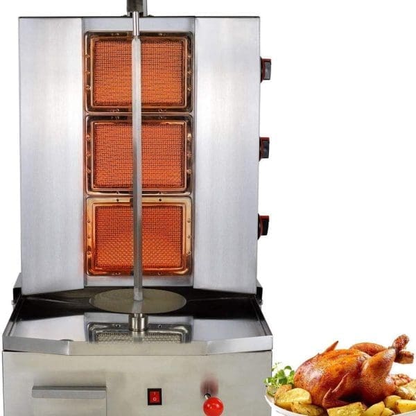 Commercial 3 Burners Shawarma Machine