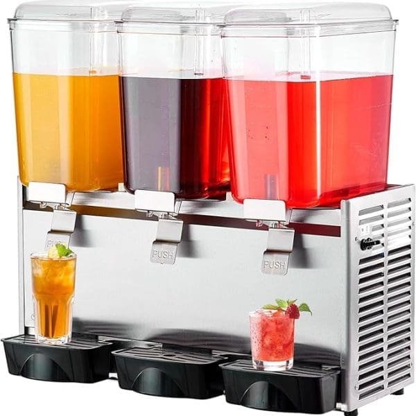 Commercial Juice Dispenser 3 jars