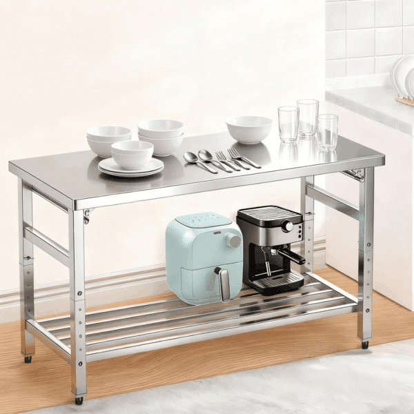 Commercial Foldable Stainless Steel Table 3ft